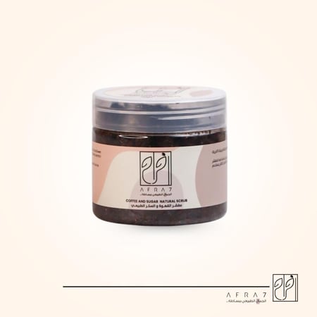 مقشر القهوة والسكر الطبيعي