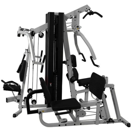 PRESTIGE GYM W/LEG PRESS/SHRD- GREY -SILVER