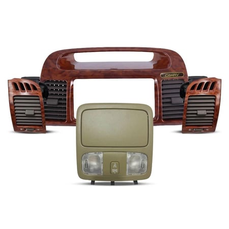 ريش مكيف كامري خشبي مع لمبة سقف فل كامري 2003-2006