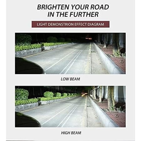 مصباح ليد امامي للسيارة ماركة كونبكس ام 8 برو (H4) مقاوم للماء IP68 عالي الطاقة LED مصباح طويل الامد