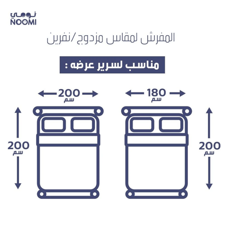 لونار  مفرش مايكروفايبر نفرين 7 قطع