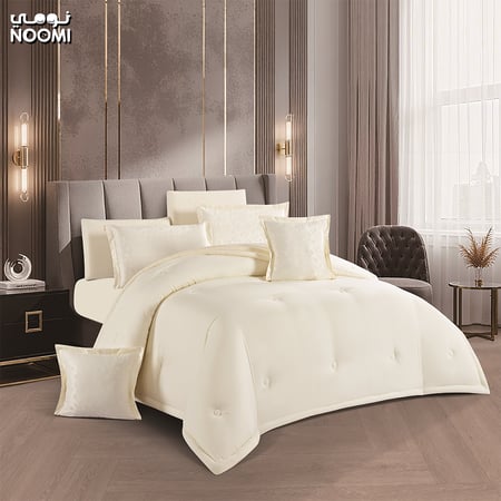 مفرش توليب جاكار مايكروفايبر  5 قطع نفرونص