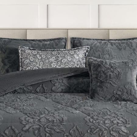 مفرش تيرفا  مخمل فرو شتوي 7 قطع نفرين