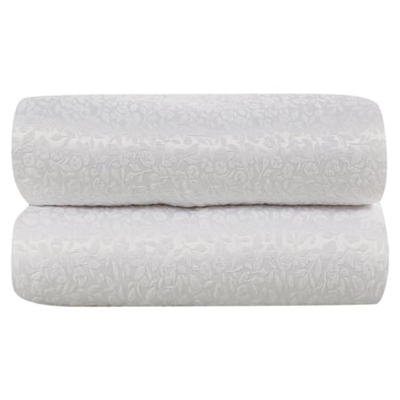 دانيلا مفرش صيفي مايكروفايبر فاخر- 5 قطع نفرونص- أبيض