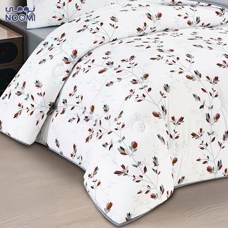 مفرش مارا مشجر نفر ونص  4 قطع  مايكروفايبر