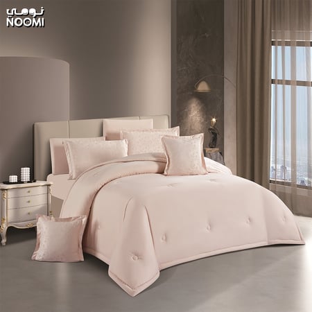 مفرش توليب جاكار مايكروفايبر  5 قطع نفرونص