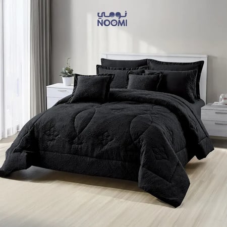 تيفان مفرش صيفي مايكروفايبر منفوخ  - 5 قطع نفر ونص