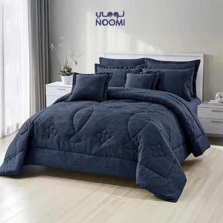 تيفان مفرش صيفي مايكروفايبر منفوخ  - 5 قطع نفر ونص