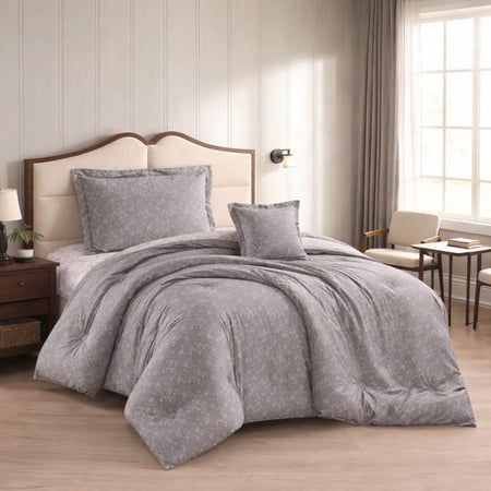 مفرش ايلانور قطن 100% نفر ونص4 قطع