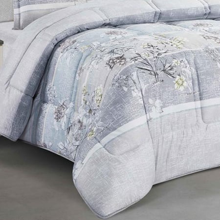 مفرش سمارا مشجر نفر ونص  4 قطع  مايكروفايبر