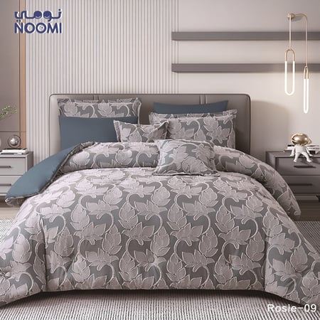 مفرش روزي نفر ونص مايكروفايبر نفرونص 5 قطع