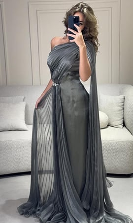 فستان سهرة طويل