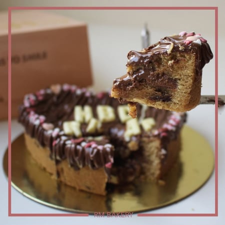 كيكة كوكيز (قلب)