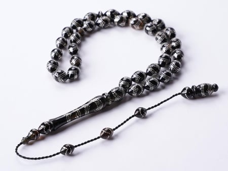 سبحه ظهر سلحفاه فضة 2035-8-33