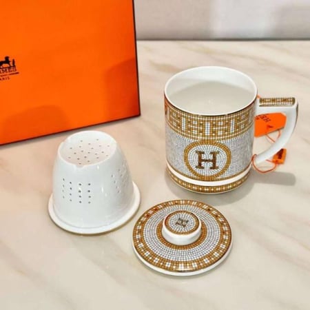 طقم شاي هيرميس قطعتين لشخص واحد