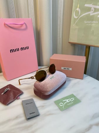 نظارة ميو ميو MU 52YS 7OE01T - بني