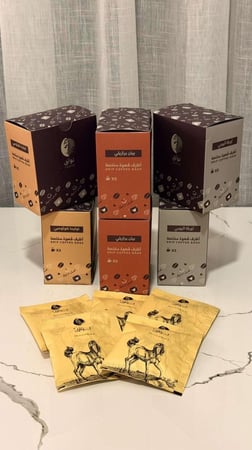 5 أظرف من محاصيل قهوة تواق المختصة