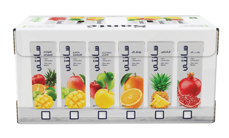 sante عصير رمان طبيعي سانتي بدون سكر 200 مل.