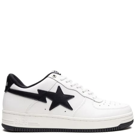 A BATHING APE® x Jjjjound Bapesta "White/Navy"