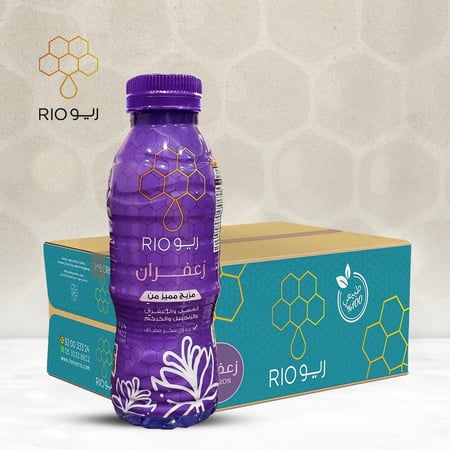 عسل طبيعي بالزعفران (24 عبوة 200مل)