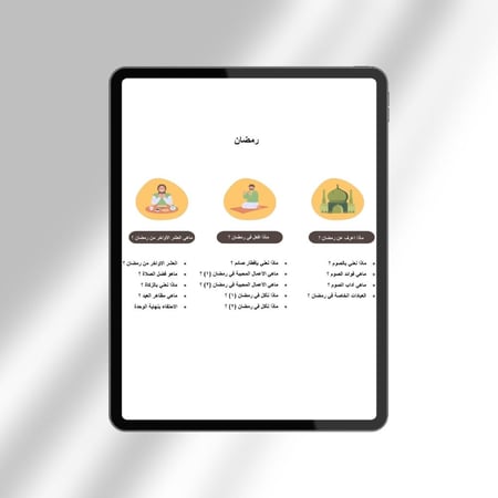 تخطيط وحدة رمضان