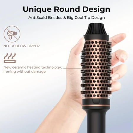 فرشاة الشعر 2 في 1 المطورة