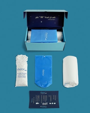 مخدّتين فوم بالتبريد الذاتي