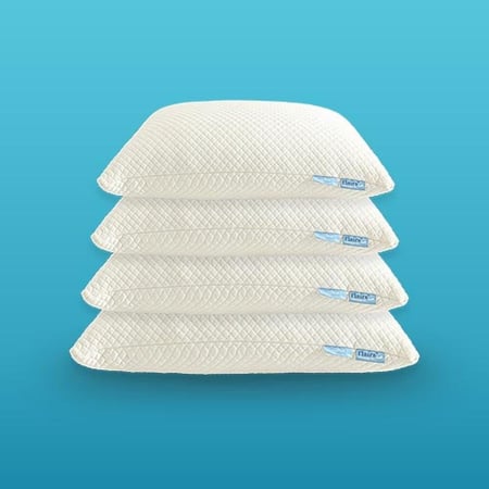 ٤ مخدّات فوم بالتبريد الذاتي