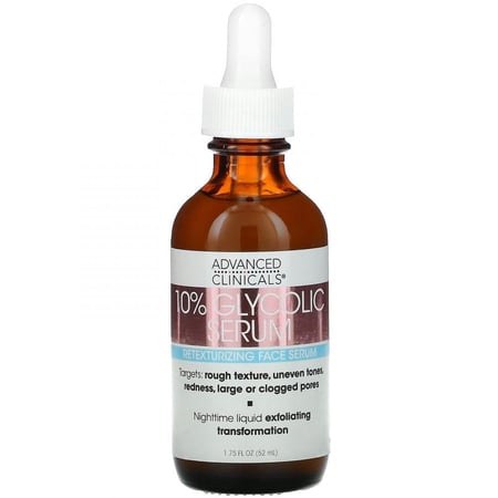 ادفانسد كلينيكالز - سيروم جليكوليك تركيز 10 سائل 52ml