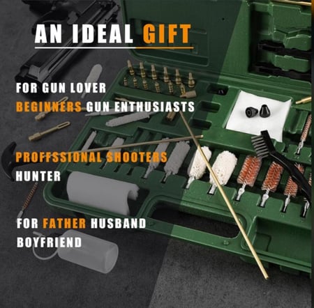 عدة تنظيف اسلحة كاملة