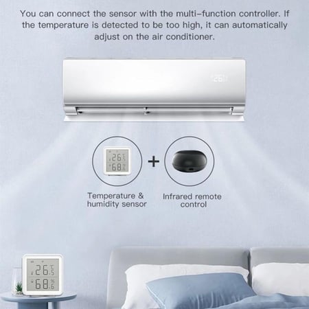 مستشعر درجة الحرارة والرطوبة الذكي واي فاي