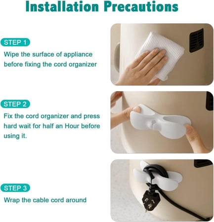 مشبك أسلاك لتنظيم الكابلات في المطبخ