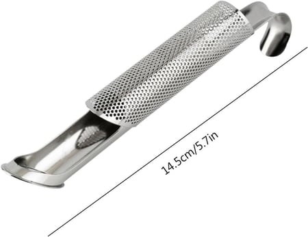 مصفاة شاي من الستانلس ستيل بتصميم عملي