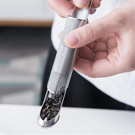 مصفاة شاي من الستانلس ستيل بتصميم عملي