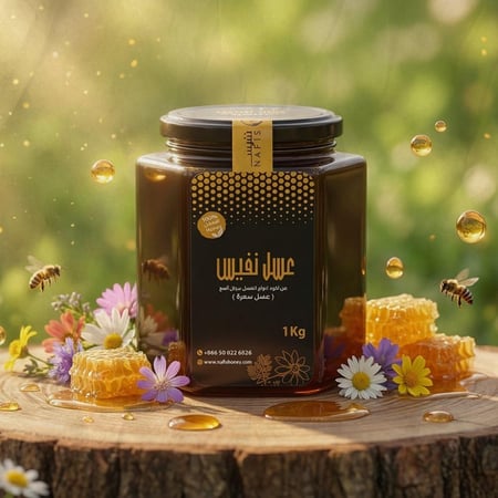 عسل سمرة طبيعي 100% من رجال ألمع