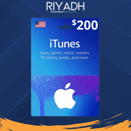 ايتونز امريكي - 200 دولار شحن رصيد