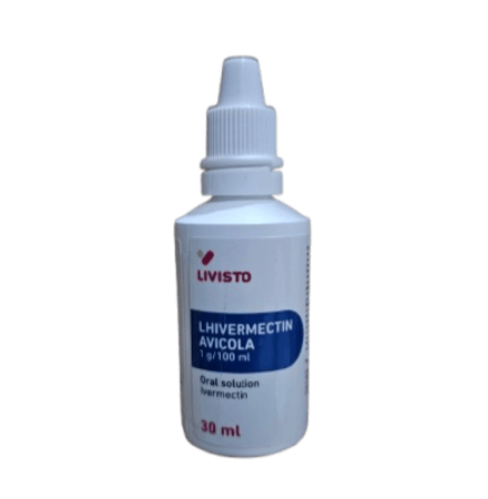 قطرة ليفرميكتين أفكولا 30 مل – لمكافحة الفاش والطفيليات الداخلية والخارجية لجميع أنواع الطيور والحمام والدواجن