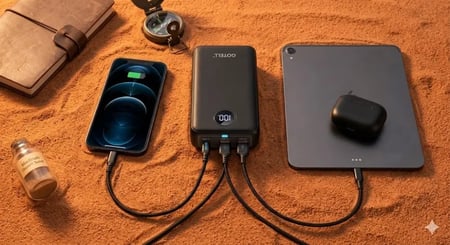 بطارية متنقلة 30000 مللي امبير  GOTELL