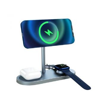 شاحن لا سلكي ( 3 في 1 )  wiwu