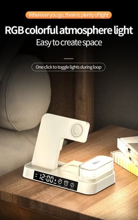 منصة شحن لا سلكي ( 4 في 1 )   SPON