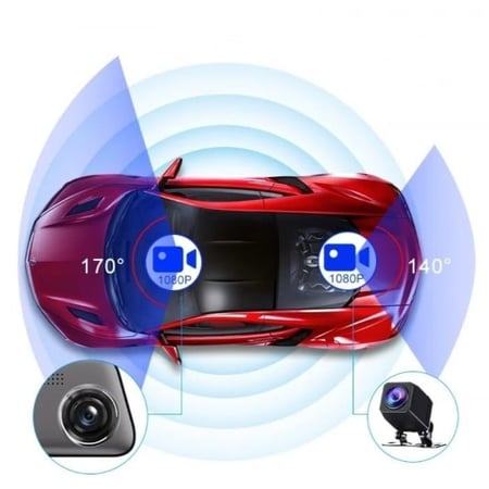داش كام شاشة كاملة امامية وخلفية  MOOGMAX