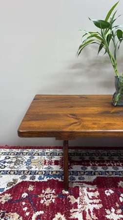 طاولة قهوه خشبية بسيطة وجميلة #4