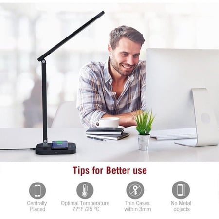 تسوق الأن مصباح طاولة لاسلكي إضاءة عصرية من متحر الكترون