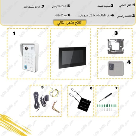 انتركوم ذكي متعدد طرق الدخول | KR2