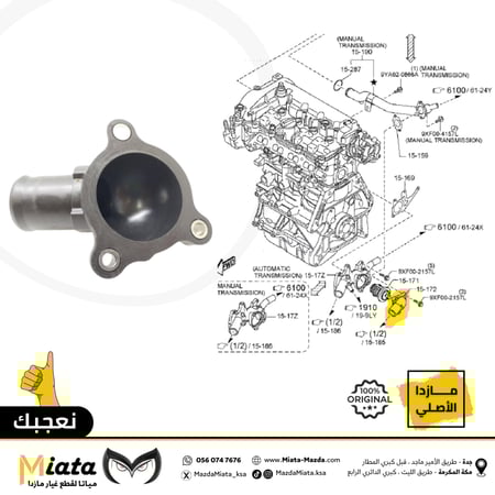 غطا بلف الحرارة مازدا 3