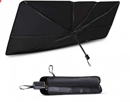 مظلة شمسية لزجاج الامامية للسيارة من شركة سبايدر مقاس كبير 79x140