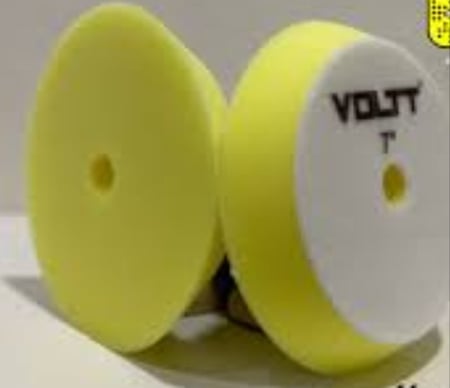 اسفنج تلميع أصفر لماكينة دول أكشن مقاس7انش