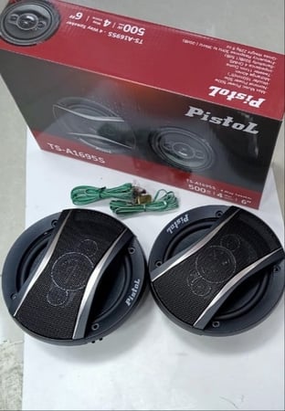 طقم سماعات 500واط واكس4واي فويس6انش من شركة (pistol)