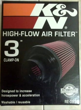 فلتر هواء رياضي 1 من شركة (K&N)