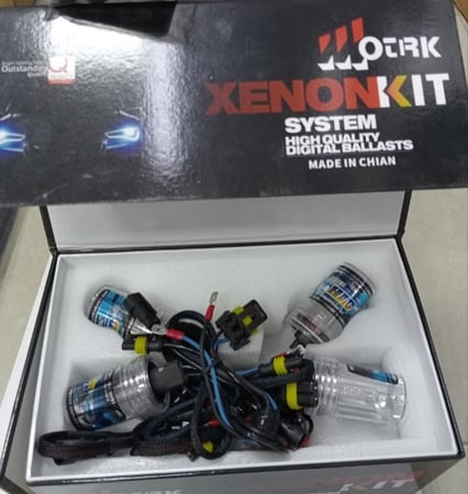 طقم كشافات زينون منKITرقم9005عددالواط55